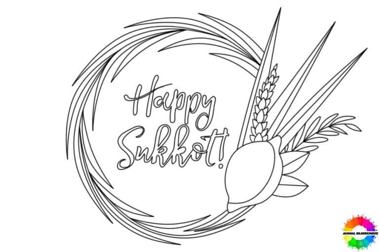 57+ Sukkot coloring pages free to print, color online