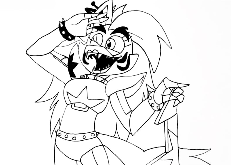 20+ FNAF Roxy coloring pages free - Latest Collection