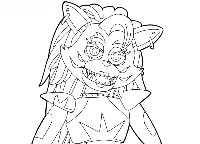 20+ FNAF Roxy ausmalbilder kostenlose - Neueste Kollektion