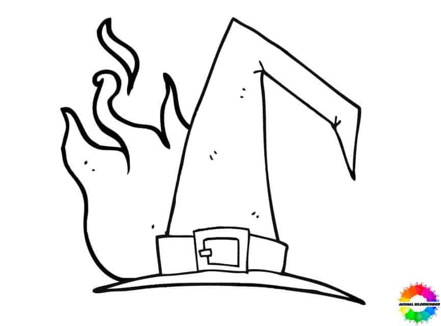 Hexenhut Ausmalbilder zum Ausdrucken: Magische Kreativität für Groß und Klein