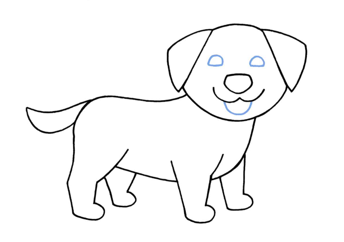  Wie Hund zeichnen einfach für kinder, Schritt für Schritt? 