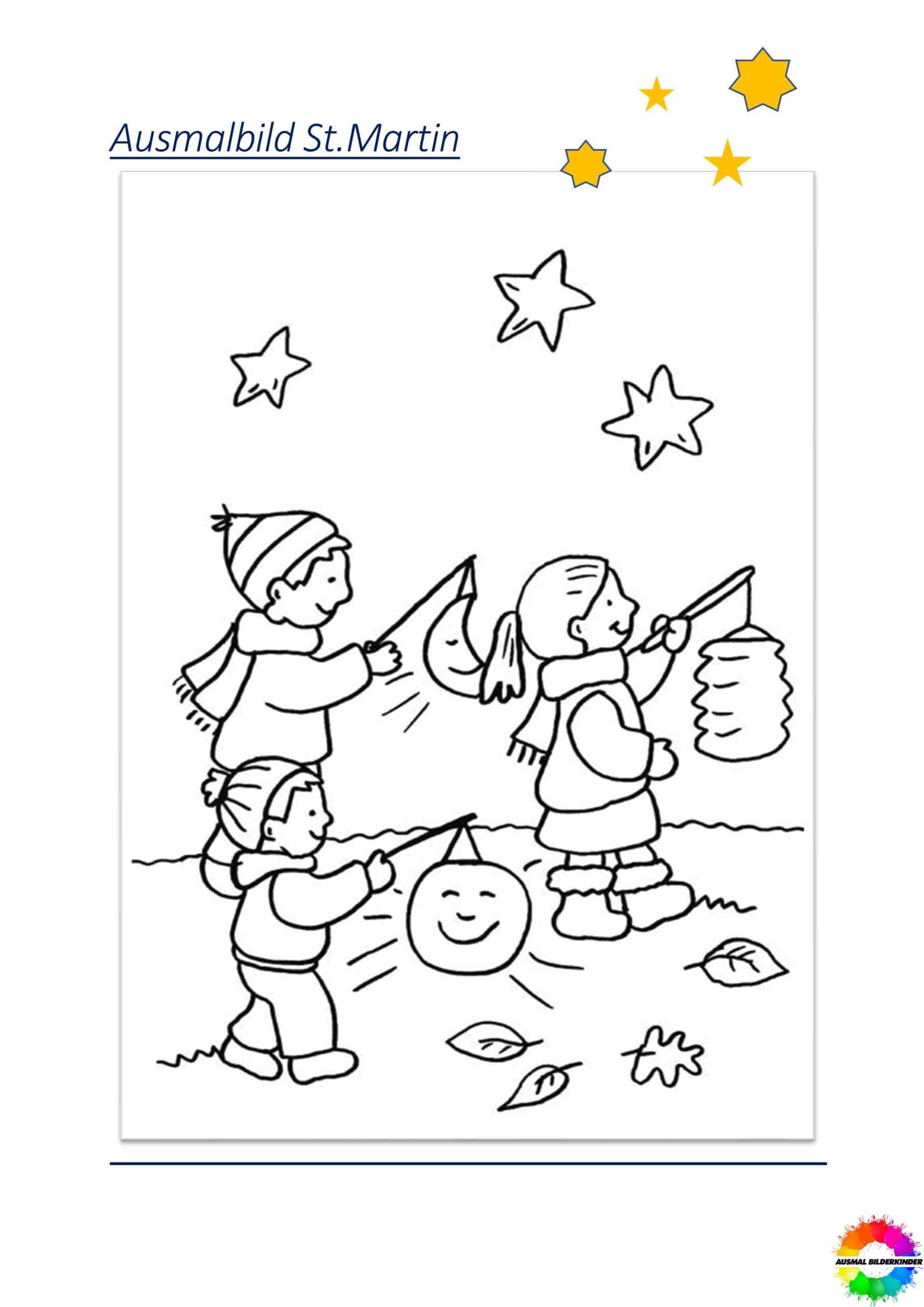 sankt martin ausmalbilder kindergarten