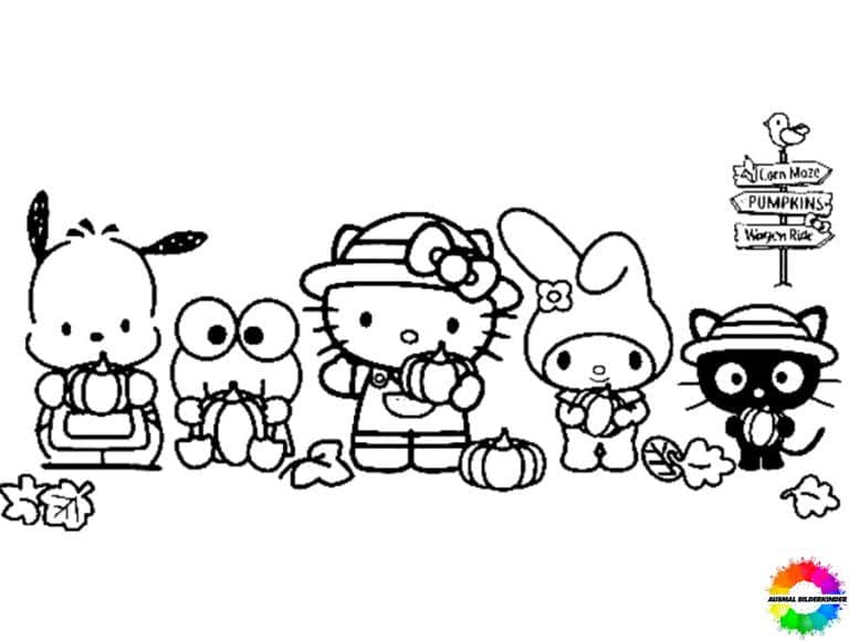 27+ Sanrio ausmalbilder kostenlos für kinder zum ausdrucken