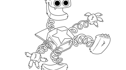 Playtime Boxy Boo Coloring Page - Free Printable Coloring Pages for Kids
