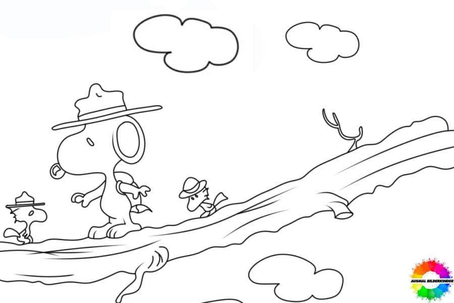 Snoopy Language 60+ Snoopy ausmalbilder zum ausdrucken - Völlig kostenlose
