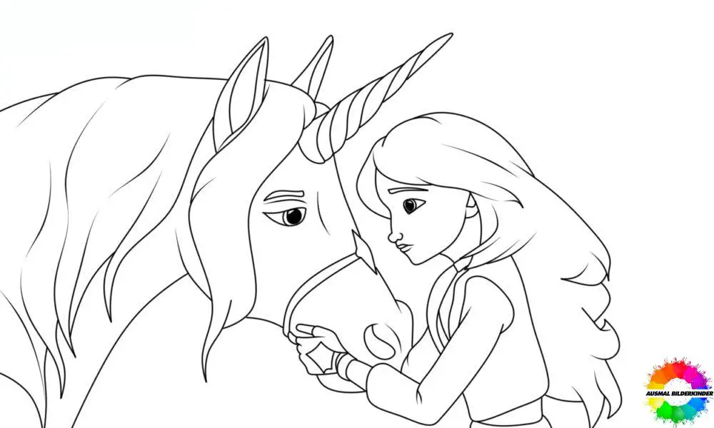 ausmalbilder unicorn