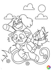 35+ CatNap free coloring pages - Fun adventures for children