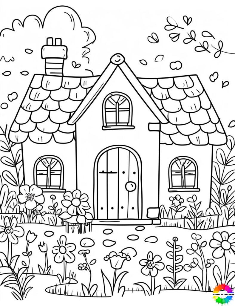 53+ Haus ausmalbilder für kinder zum ausmalen | Jetzt downloaden