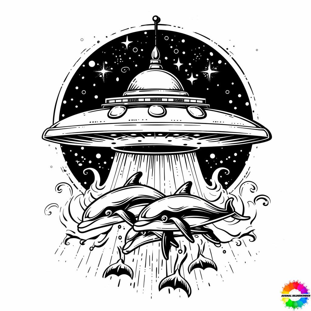 Download and print UFO coloring pages for free Download and print UFO coloring pages for free