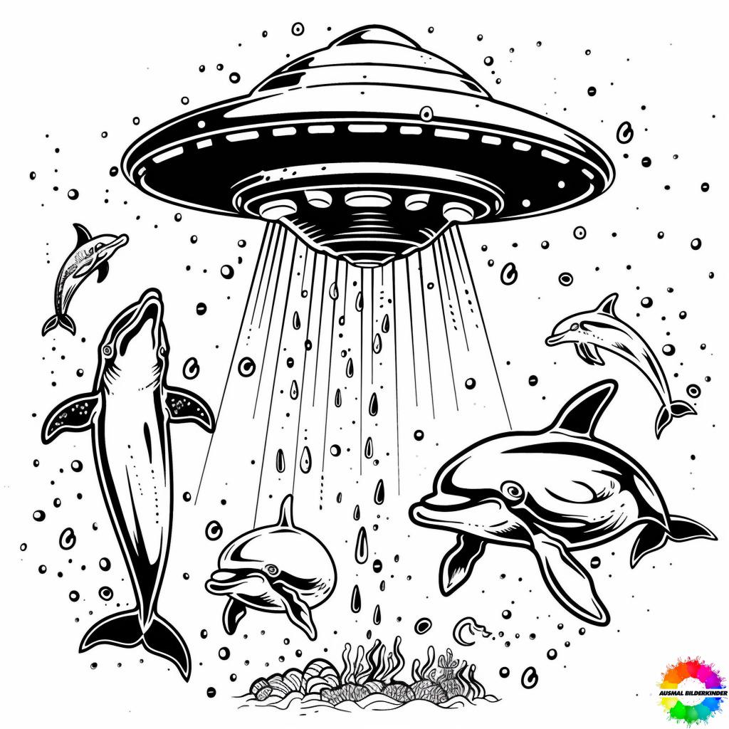 Download and print UFO coloring pages for free Download and print UFO coloring pages for free