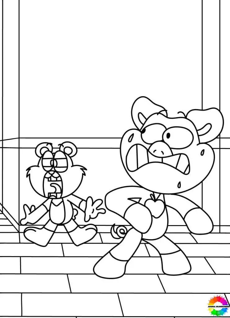 Bobby BearHug coloring pages - Free printable