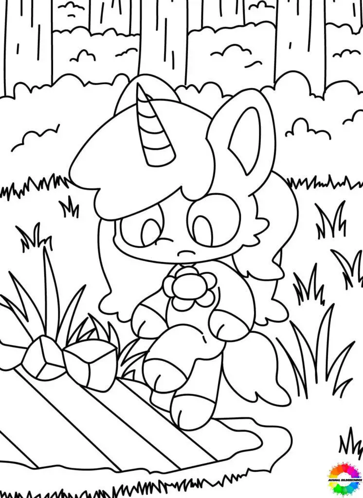 CraftyCorn Coloring pages PDF free to print