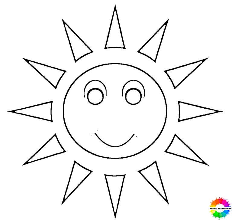 30+ Sonne ausmalbilder strahlende kostenlose für Kinder