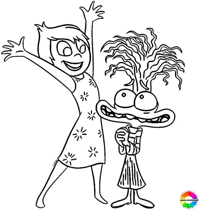 33 Inside Out 2 free coloring - Inside Out 2 Ausmalbilder Ausmalbilderkinder De 3 768x809 