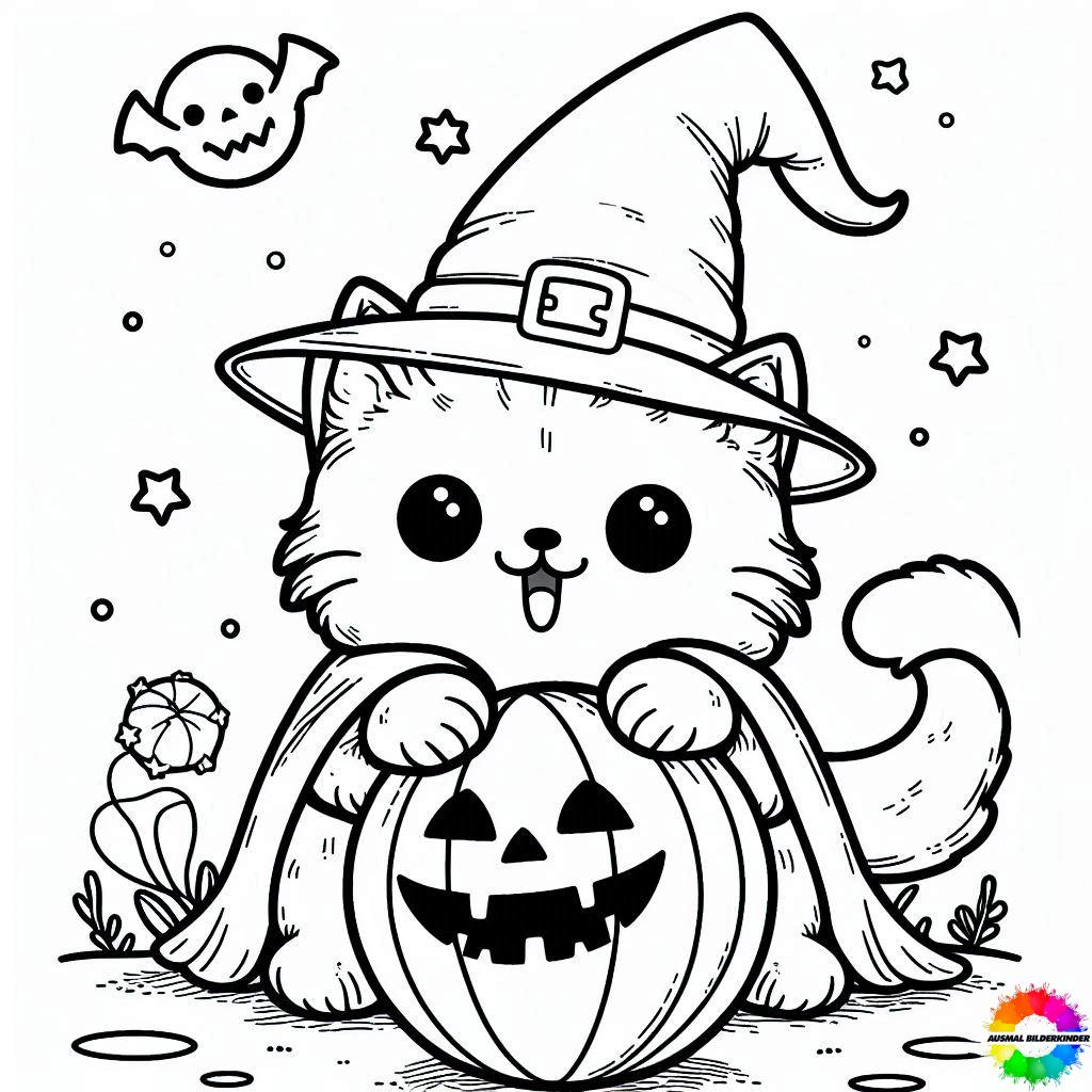 Halloween Katze 12