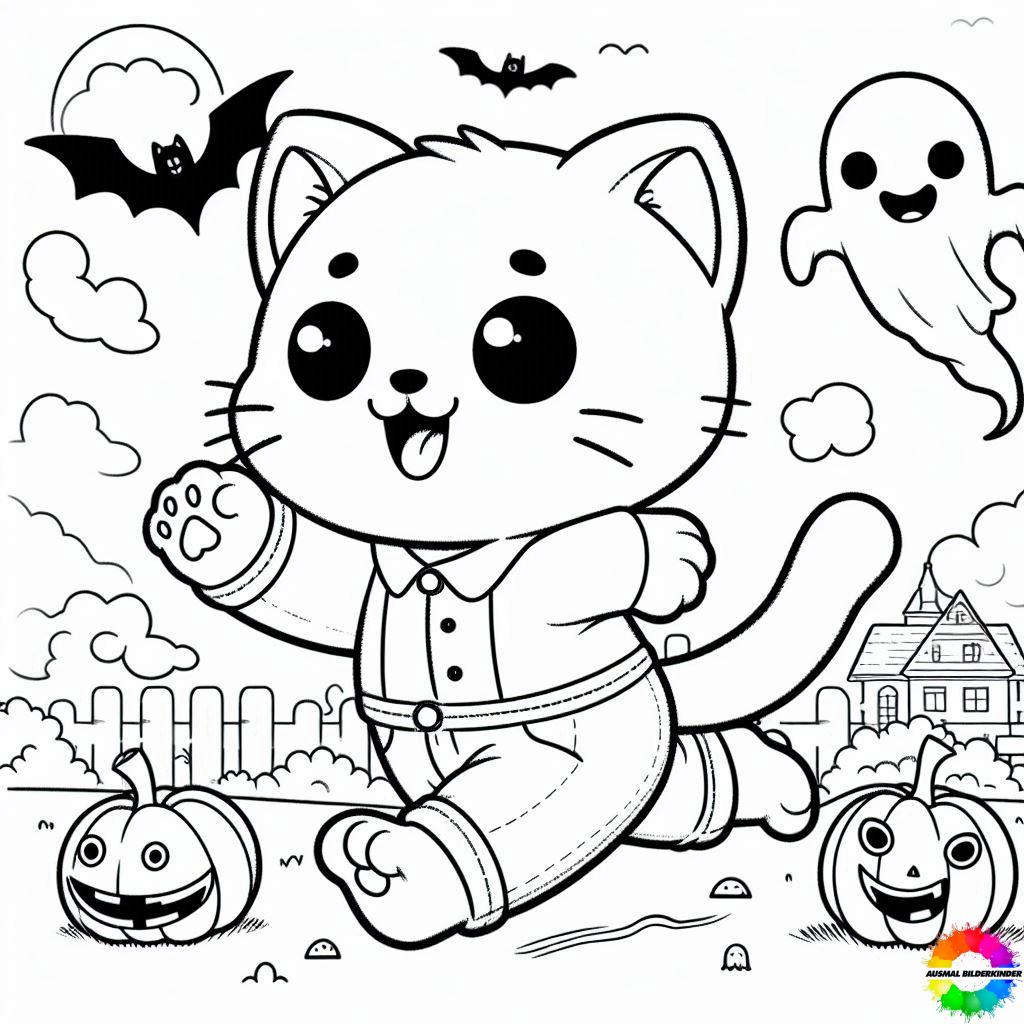 Halloween Katze 22