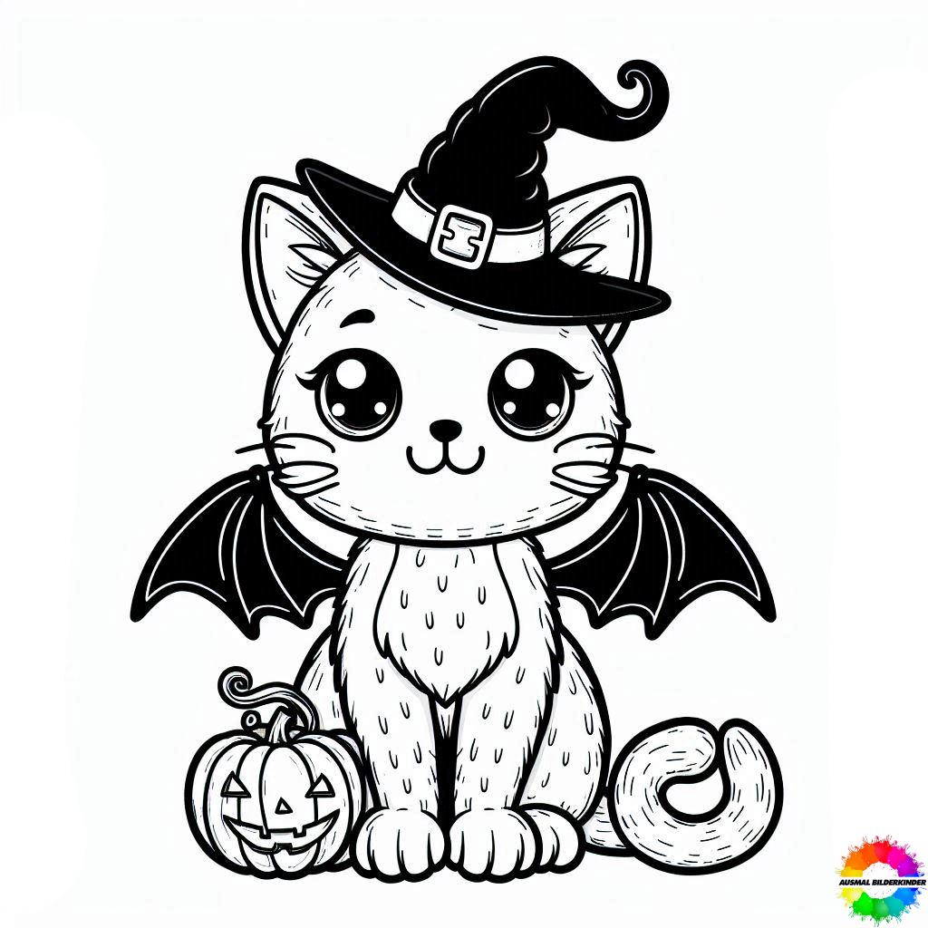 Halloween Katze 23