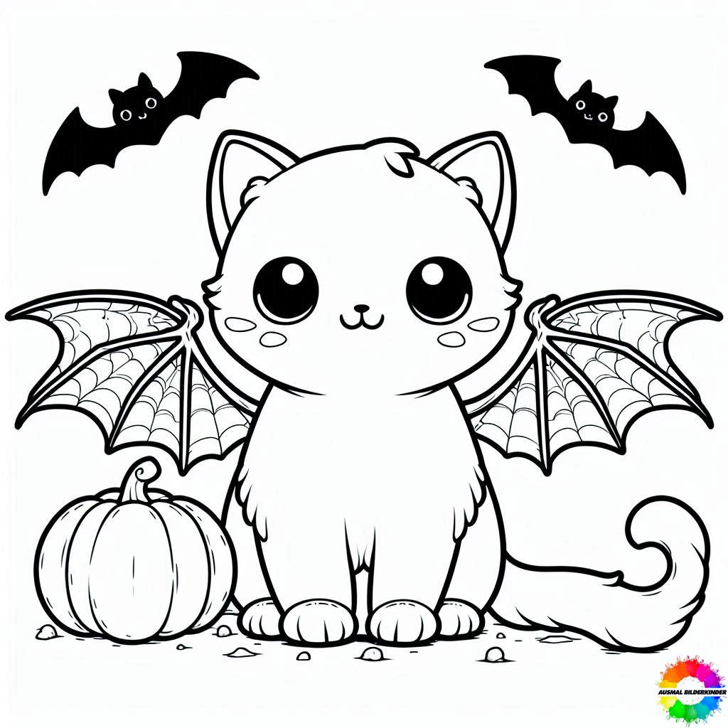 Halloween Katze 24