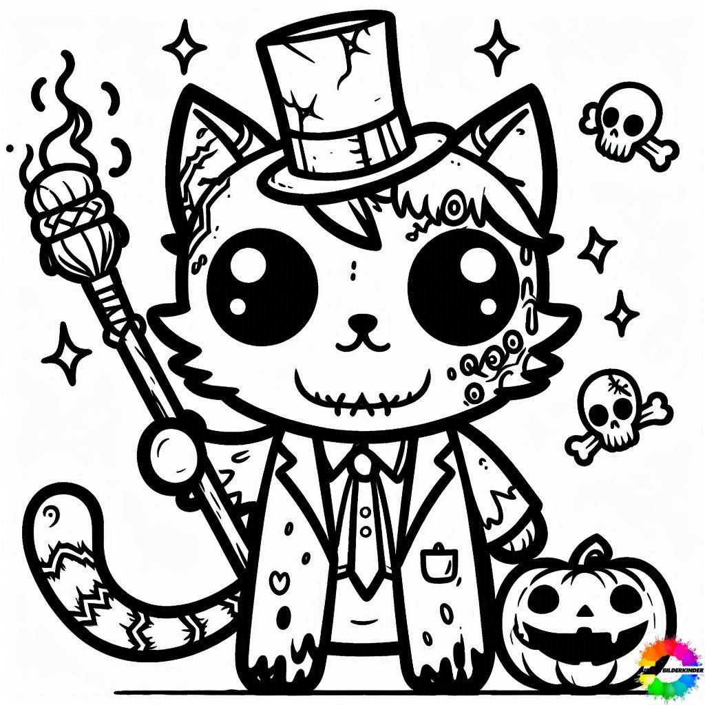 Halloween Katze 28