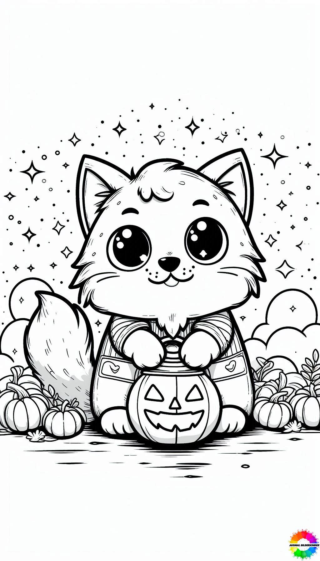 Halloween Katze 32