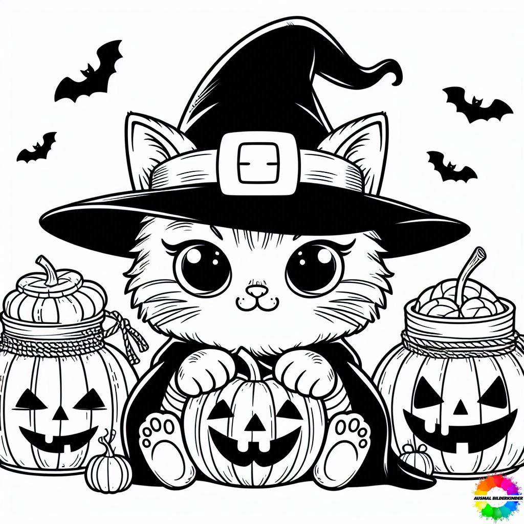 Halloween Katze 8